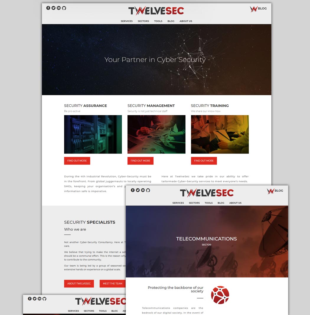 Twelvesec Website