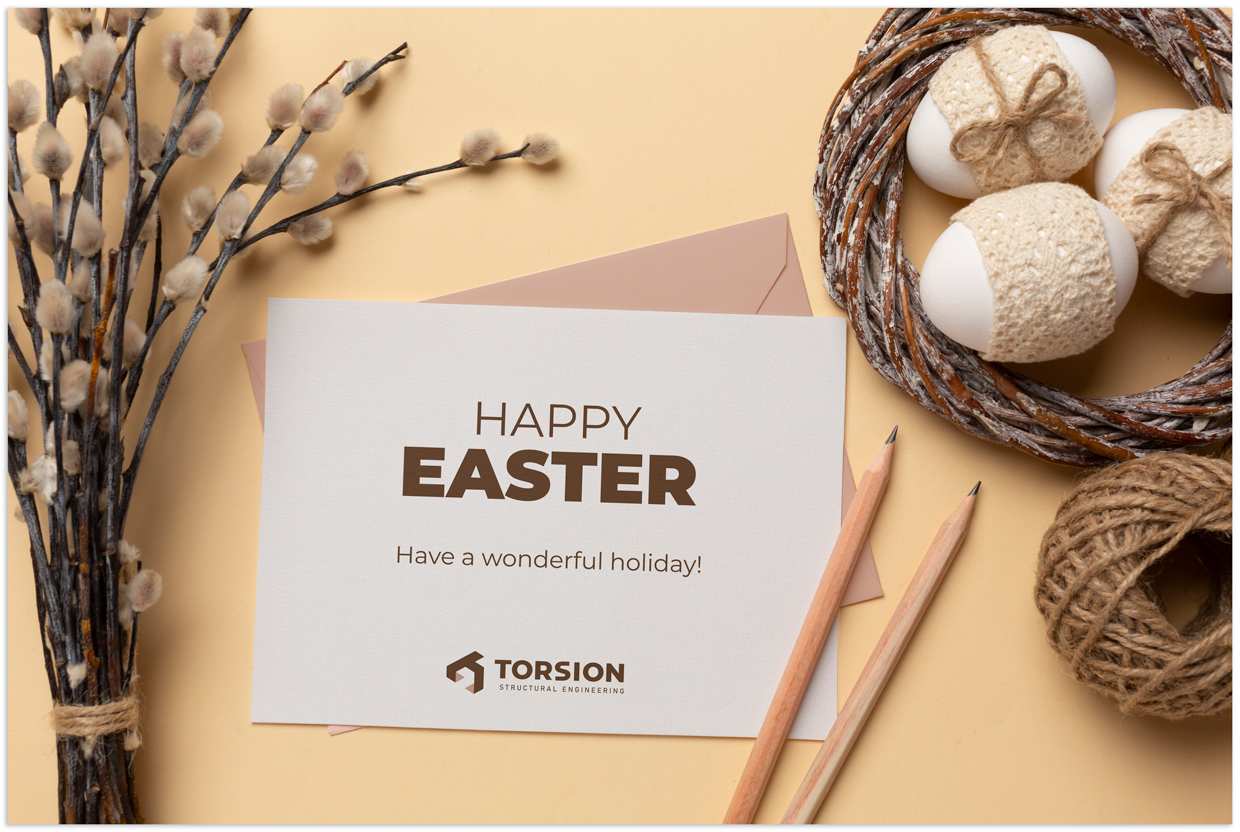Torsion Easter Card