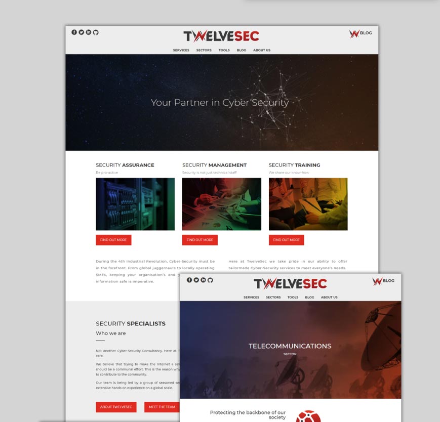 Twelvesec Website
